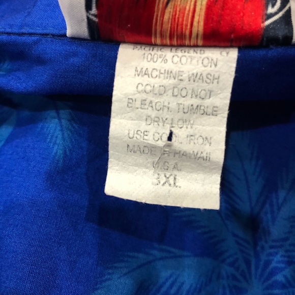 Pacific legend mens christmas holiday santa hawaiian shir